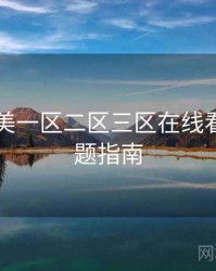 国产欧美一区二区三区在线看常见问题指南