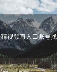 妖精视频直入口账号找回